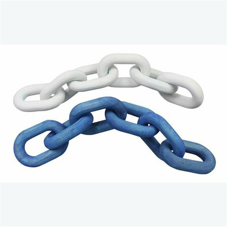 YOUNGS Wood Nautical Chain, 2 Assorted Color 62374